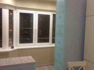 объединение балкона с комнатой остекление балкона